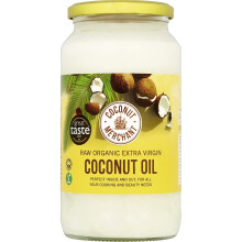 Coconut Merchant Organic Raw Extra Virgin Coconut Oil 1 Litre (Pack of 2)