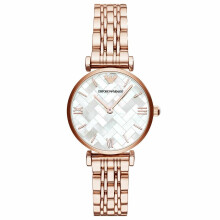Emporio Armani AR11110 Gianni T-Bar Rose-Gold Tone Women's Watch