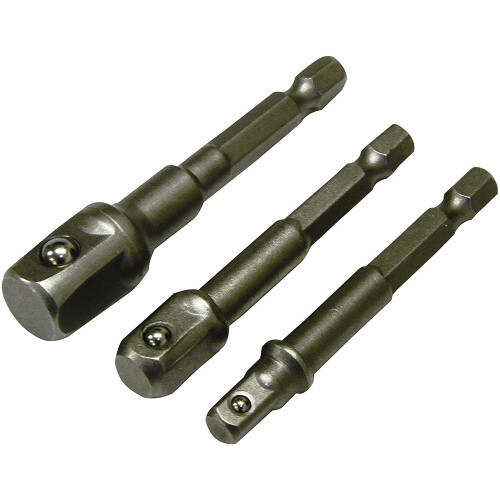 Rolson Rolson 30411 3pc Socket Adaptor Set, One Size