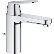 GROHE 23325000 Eurosmart Cosmopolitan Bathroom Tap (Pop-Up Waste and High Spout), Medium