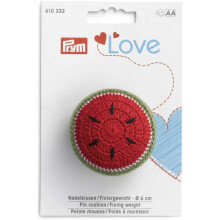 Prym Love Pin Cushion/Fixing Weight Melon, Green, One Size