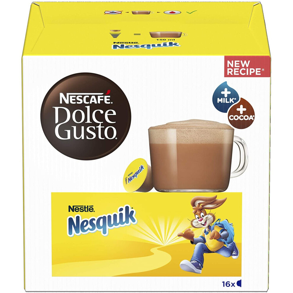 Nescafe Dolce Gusto Nesquik Coffee Pods, 16 Capsules