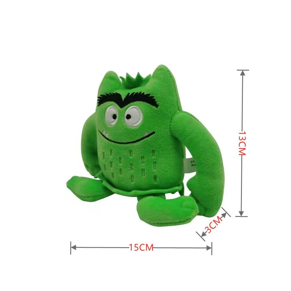 (Green) The Colour Monster Kids Appease Plush Doll Teddies Toys Gifts Emotion Education Green