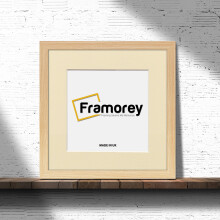 (Pine With Ivory Mount, 13x13 Pic (15x15 Frame)) Square Size Pine Picture Frame Photo Frames With Multicolored Mount Flat Wooden Poster Frames