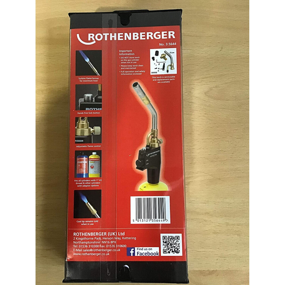 Rothenberger Super-Fire Brazing Torch Size 2