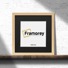(Pine With Black Mount, 8x8 Pic (10x10 Frame)) Square Size Pine Picture Frame Photo Frames With Multicolored Mount Flat Wooden Poster Frames