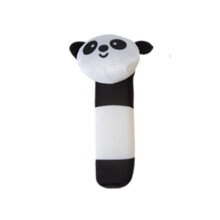 (Panda) Cute Plush Birthday Gift Kid Animal Bell Rattle Educational Baby Soothing Stick