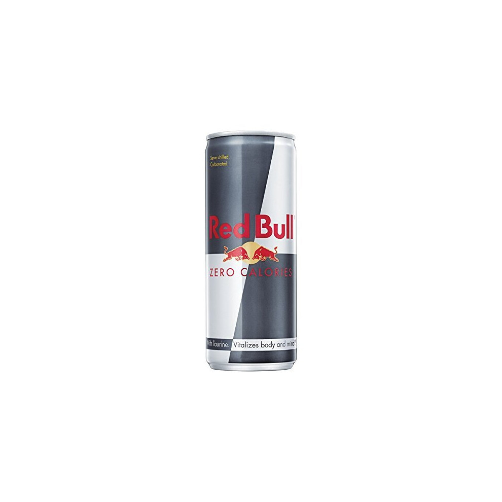 Calories Red Bull Zero 250ml (Pack of 24 x 250ml) 