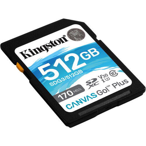 Kingston Kingston 512GB Canvas Go! Plus UHS-I SDXC Memory Card 1