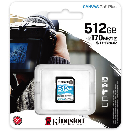 Kingston Kingston 512GB Canvas Go! Plus UHS-I SDXC Memory Card 2