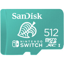 SanDisk 512GB UHS-I microSDXC Memory Card for Nintendo Switch - Officially Licensed, Up to 100MB/s Read, 90MB/s Write, U3/Class 10