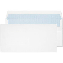 Blake Purely Everyday DL 110 x 220 mm 90 gsm Wallet Self Seal Envelopes (13882) White - Pack of 500