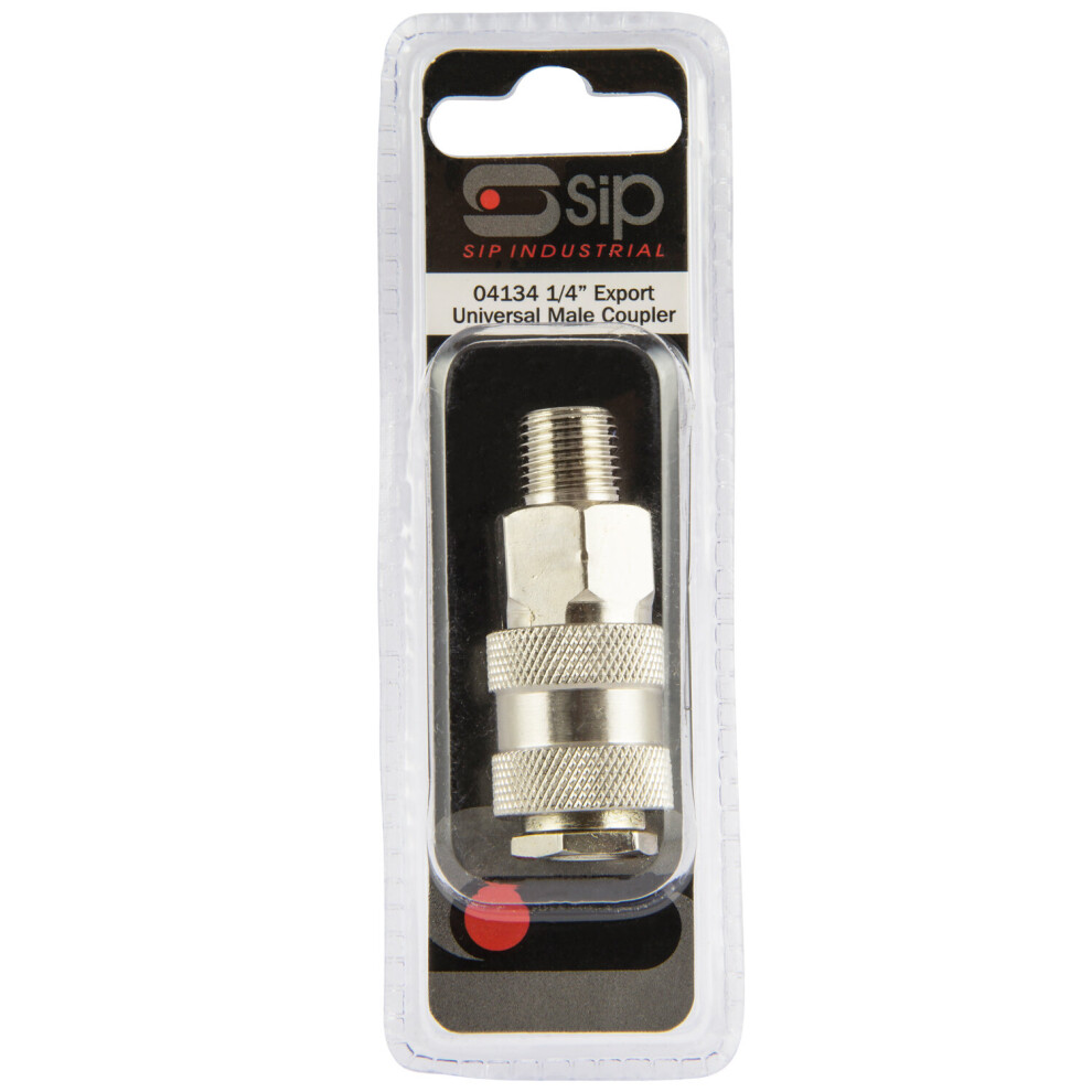 Sip 1/4" Export Universal Male Coupler 5012713041343