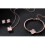 (White) Four Leaf Clover Jewellery Set 1