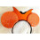 Disney Minnie Mouse Mickey Black sequence glitter pumpkin orange  headband 3