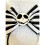 Disney Minnie Mouse Black white sequence glitter nightmare Jack headband 2