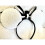 Disney Minnie Mouse Black white sequence glitter nightmare Jack headband 3