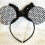 Disney Minnie Mouse Black sequence glitter Star Wars ears headband Halloweenl 3