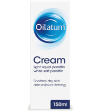 Oilatum Cream - Eczema & Dry Skin Emollient (150 g), Fragrance-Free for Adults & Children