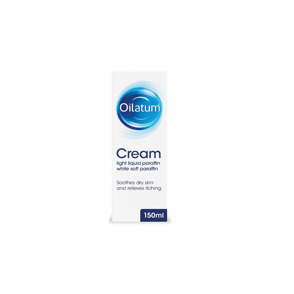 Oilatum Cream - Eczema & Dry Skin Emollient (150 G), Fragrance-Free For Adults & Children