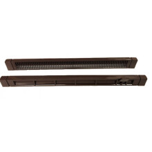 (Brown) Long Slim Window Vent 485mm Long