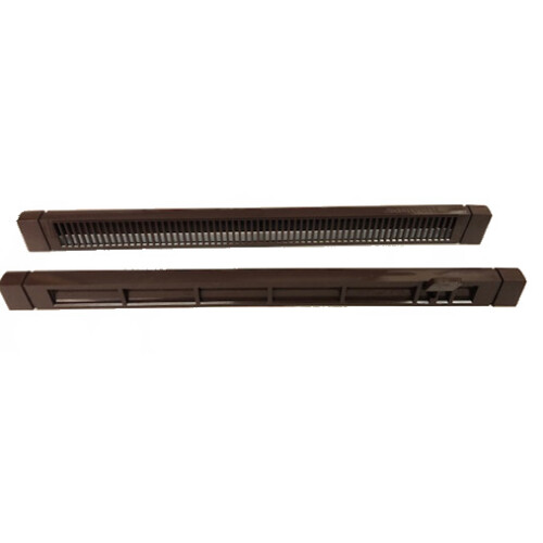 (Brown) Long Slim Window Vent 485mm Long