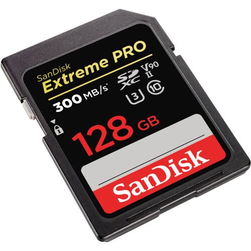 SanDisk SanDisk 128GB Extreme PRO UHS-II SDXC Memory Card 1