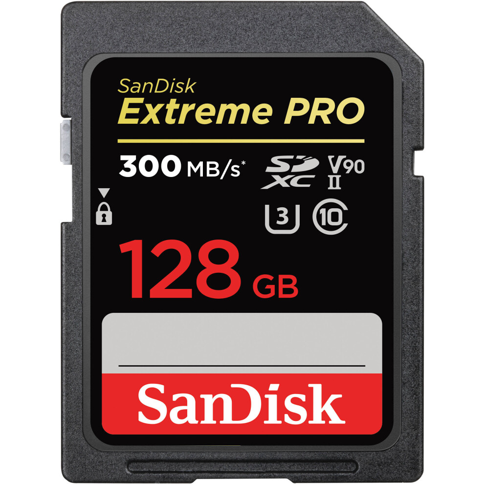 Sandisk 128Gb Extreme Pro Uhs-Ii Sdxc Memory Card