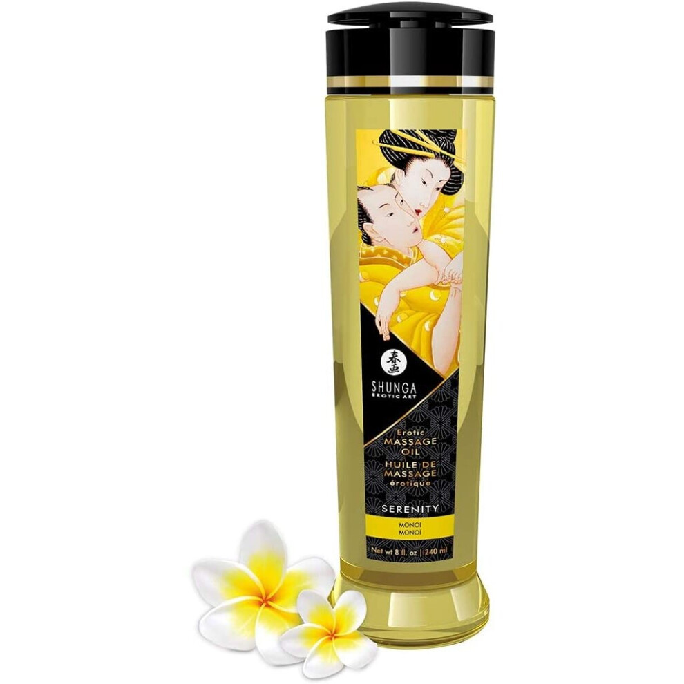 Shunga Serenity/Monoi Massage Oil, 240 Ml