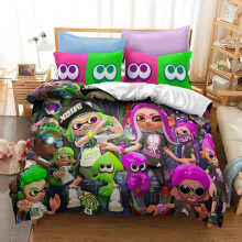 (Style 12, Single) Splatoon  Bedding Single Double King Duvet Cover