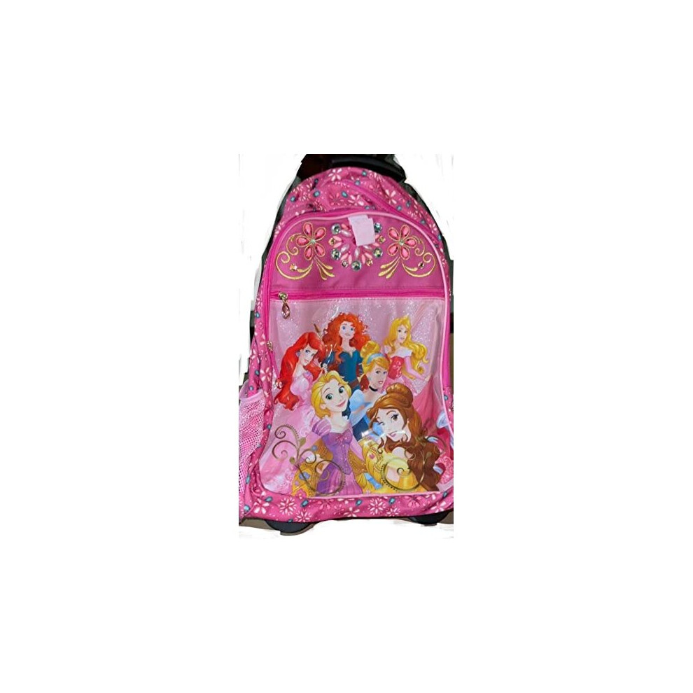 Princess Merida Ariel Rapunzel Belle trolley backpack kids school