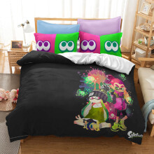 (Style 16, Double) Splatoon Bedding Single Double King Duvet Cover