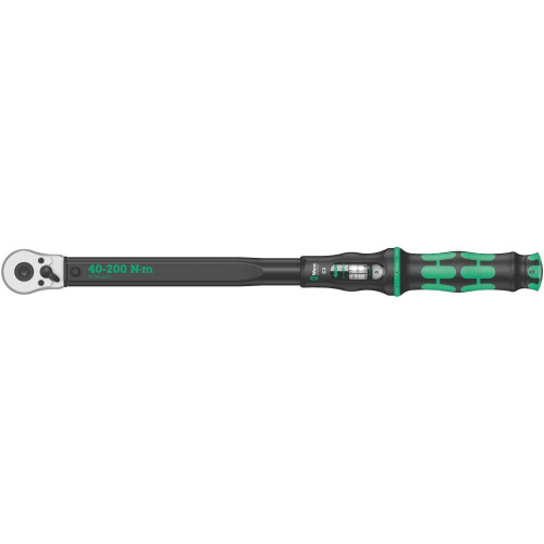Wera Clé à pipe - WERA - Click-Torque C 3 - Noir - Vert - Système à libération rapide