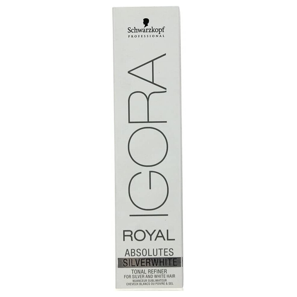 Schwarzkopf Igora Royal Absolutes Silver White Permanent Hair Dye 60Ml - Slate Grey