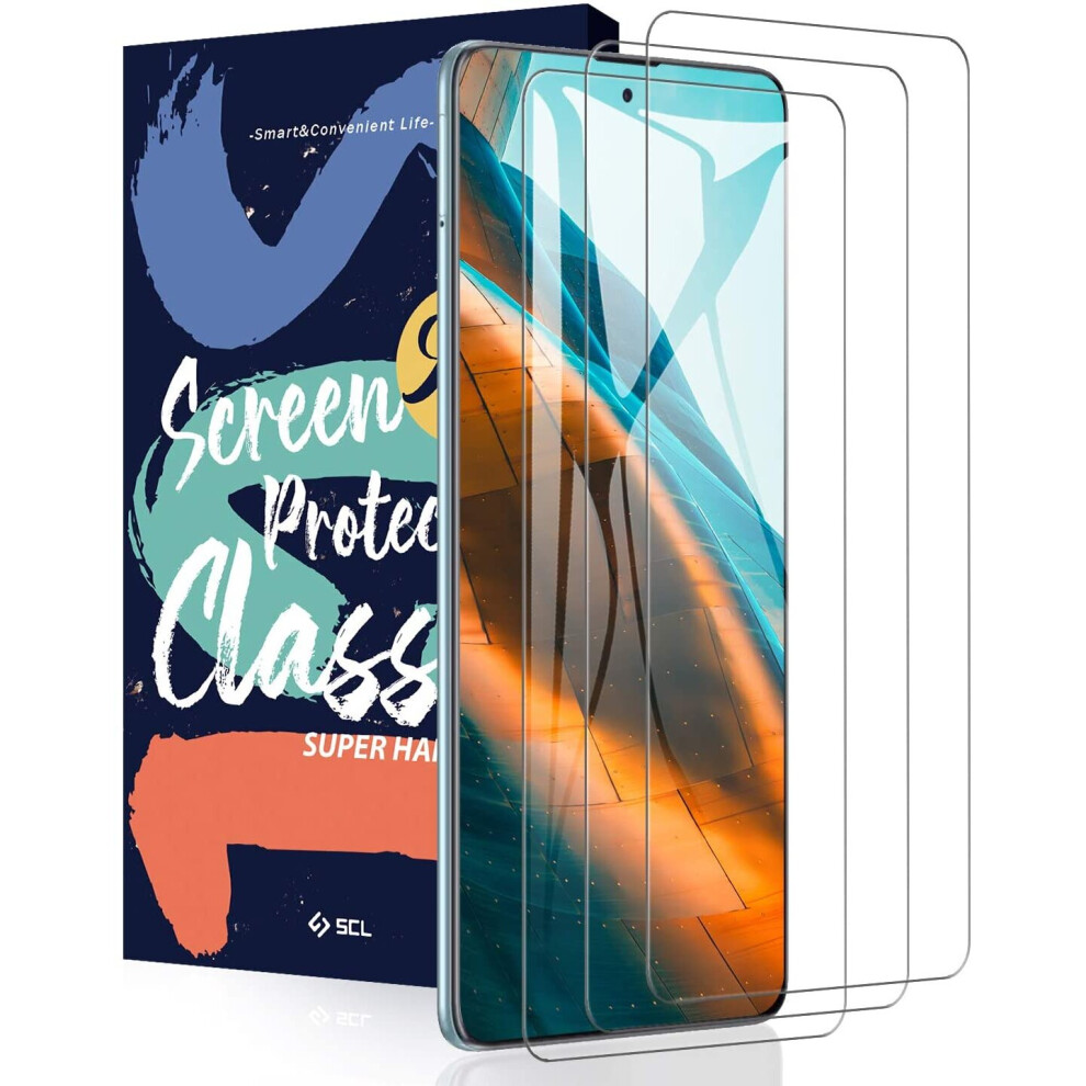 Scl Screen Protector Compatible With Samsung Galaxy A51 / A52 Screen Protector Samsung A51 / A52 Tempered Glass Film [3-Pack], [2.5D Rounded Edge 8710565996848