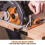 Evolution Power Tools R185CCS Multi-Material Circular Saw, 1600 W, 230 V-Domestic 16