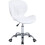 White PU Adjustable Swivel, Chrome Base Modern Office Home Chair Best 1