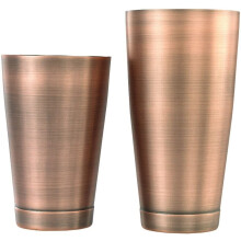 Barfly M37009ACP Cocktail Tin, Set (18 oz and 28 oz), Antique Copper