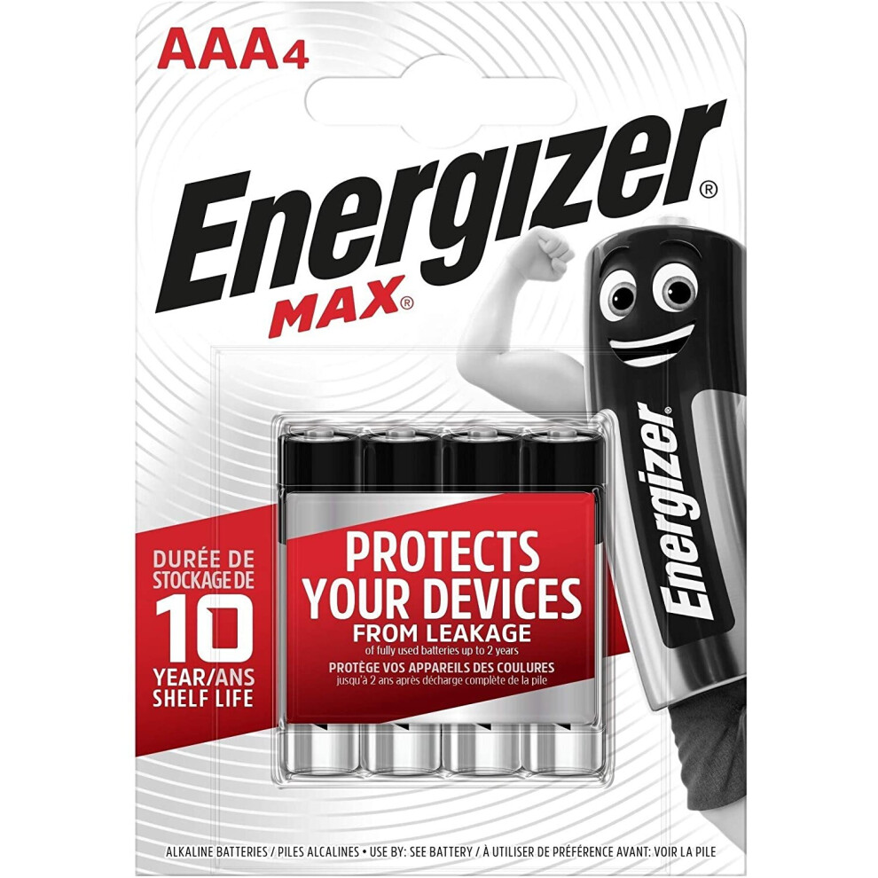 Alkaline Battery AAA 1.5 V Max 4-Blister