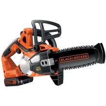 BLACK+DECKER GKC1820L20-GB Cordless 20 cm Chainsaw with 2 Ah Lithium Ion Battery, 18 V