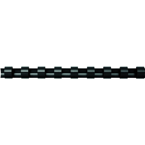 Fellowes Fellowes A4 16 mm Plastic Binding Combs for Comb Binding Machine, Binds 101 to 120 Pages, Black, Pack of 100