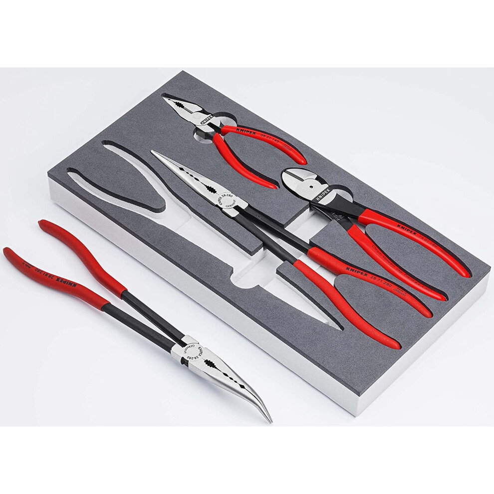 KNIPEX Set of pliers in a foam tray 00 20 01 V16