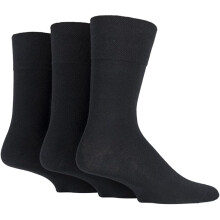 6x Paar Heren Effen Gentle Grip Niet-Elastische Sokken/UK 6-11 Eur 39-45