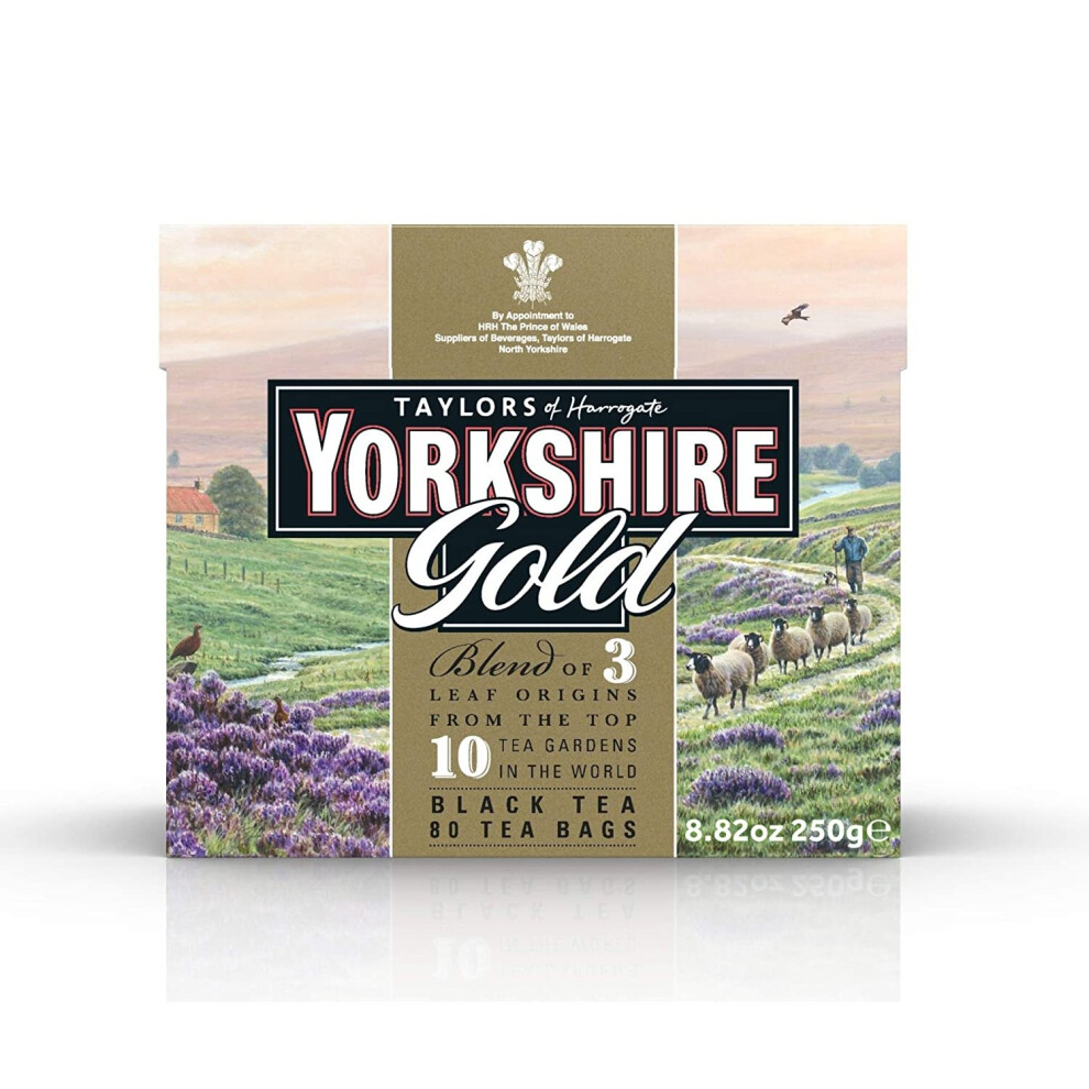 Yorkshire Gold Tea, 80 Tea Bags