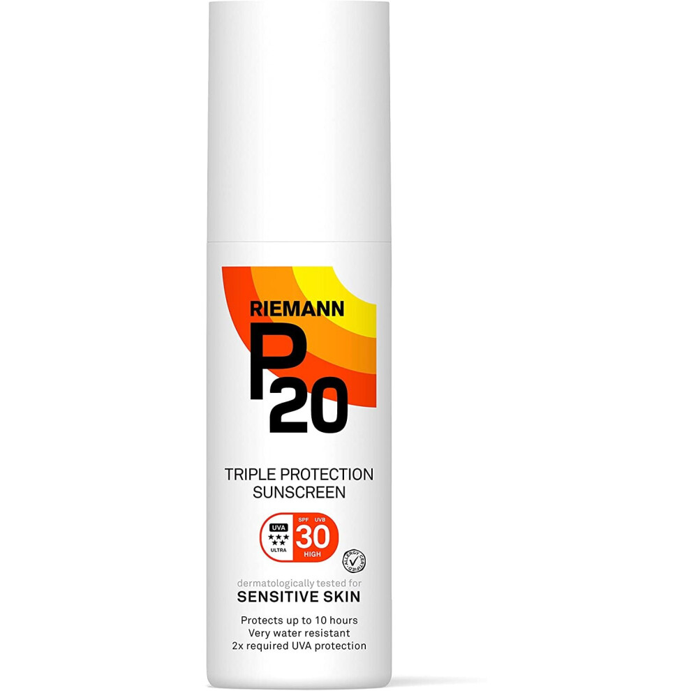 Riemann P20 Triple Protection Sunscreen Cream with SPF30 High 100ml