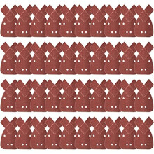 Black Decker Mouse Sander Pads,40pcs Mouse Palm Sander Detail Pads Sandpaper,Mouse Sanding Sheets Assorted 40/60/ 80/120/ Grits to Fit Black and