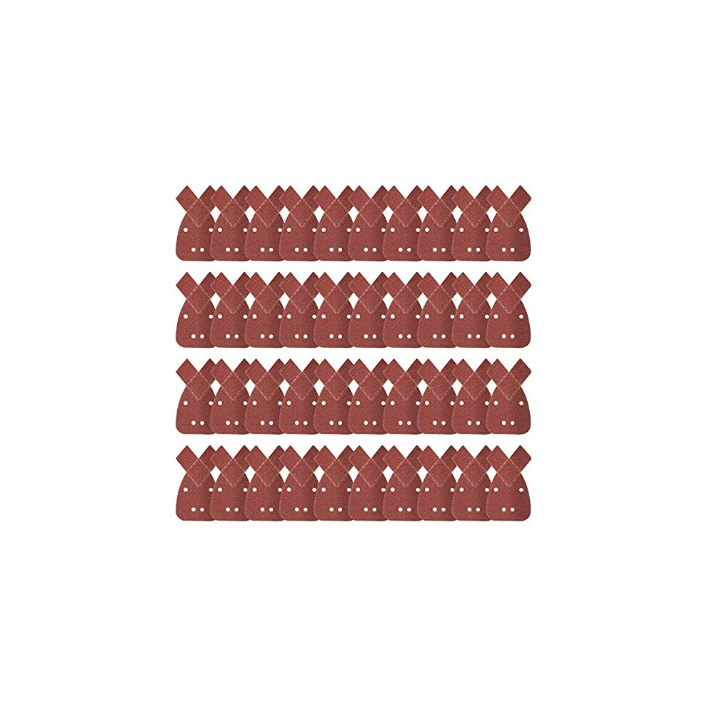Black Decker Mouse Sander Pads,40pcs Mouse Palm Sander Detail Pads Sandpaper,Mouse Sanding Sheets Assorted 40/60/ 80/120/ Grits to Fit Black and