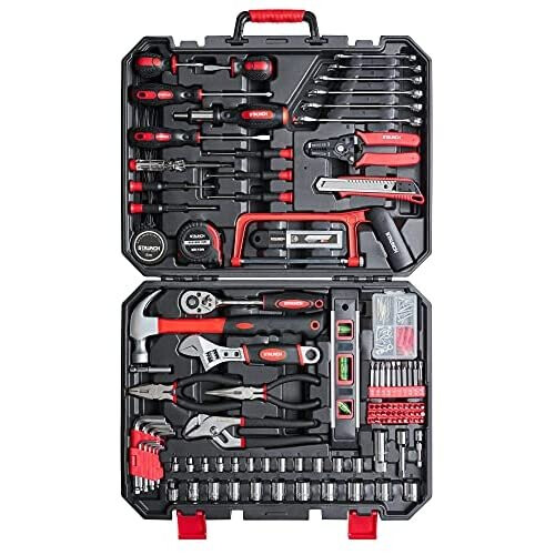 STAUNCH 200-Piece Home & Office Toolkit Set with Portable Organizer Tool Box – Complete Starter Tool Kit 1