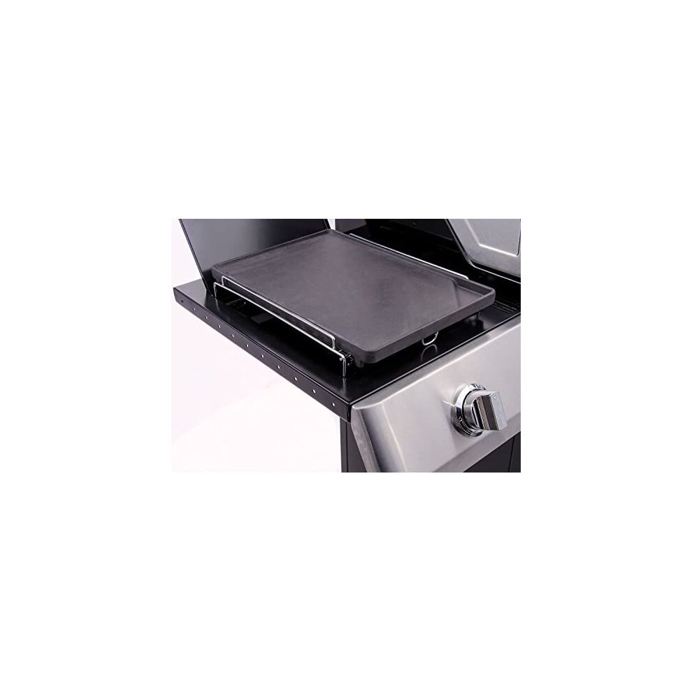 Char-Broil 140 515 Cast Iron Side-Burner Griddle (Plancha) - 37X25x13 Cm, Fits Most Gas Grills, Durable & Easy To Clean