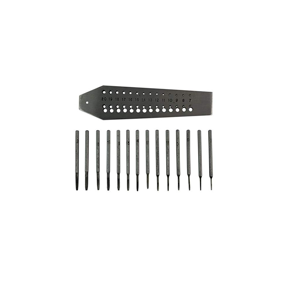 Jewellers Tools 14 Tap & Die Set : No 0.7-2Mm Taps & Dies Watch Mini Micro Repair Tool (40) 3778313389842